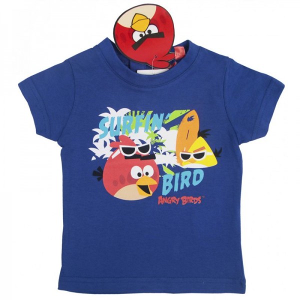 Tricou albastru Angry Birds