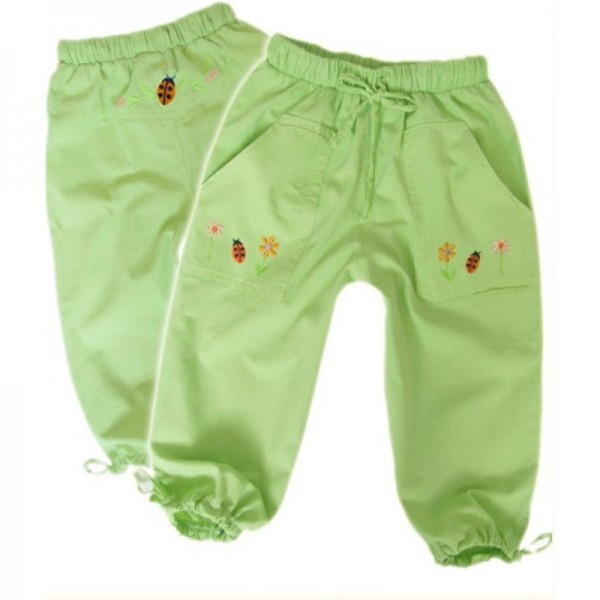 Pantaloni Ladybug InkaStyl verde deschis
